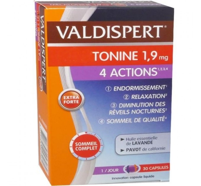 Комплекс для нормализации сна Tonine 1,9 mg 4 Actions  de VALDISPERT 30 капсул