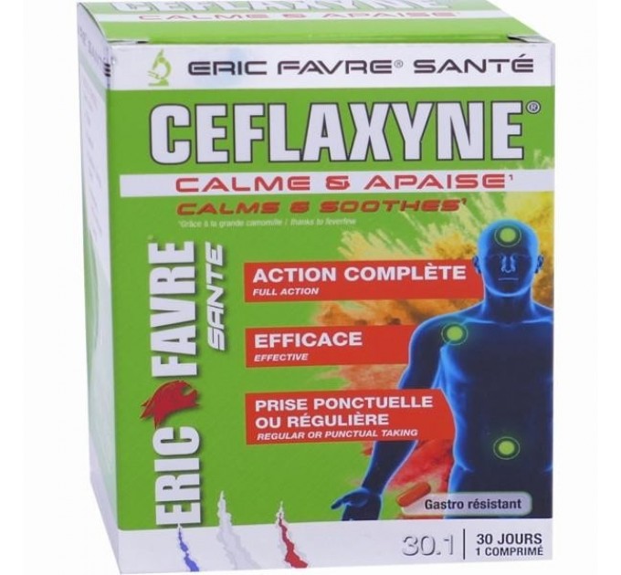 Таблетки релаксант Eric Favre Ceflaxyne 30 таблеток