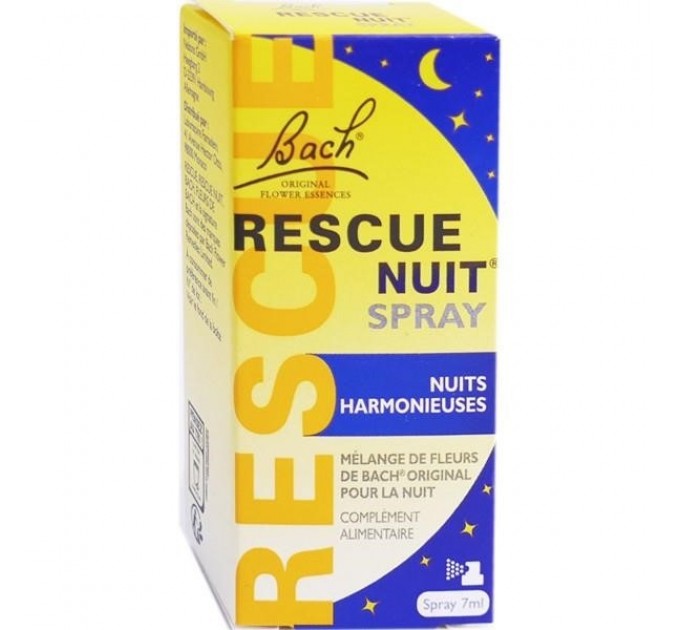 Спрей для комфортного сна Rescue Nuit Spray FLEURS DE BACH HARMONIEUSES SPRAY 7 мл