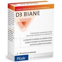 Комплекс для костей и иммунитета Pileje D3 Biane 30 капсул