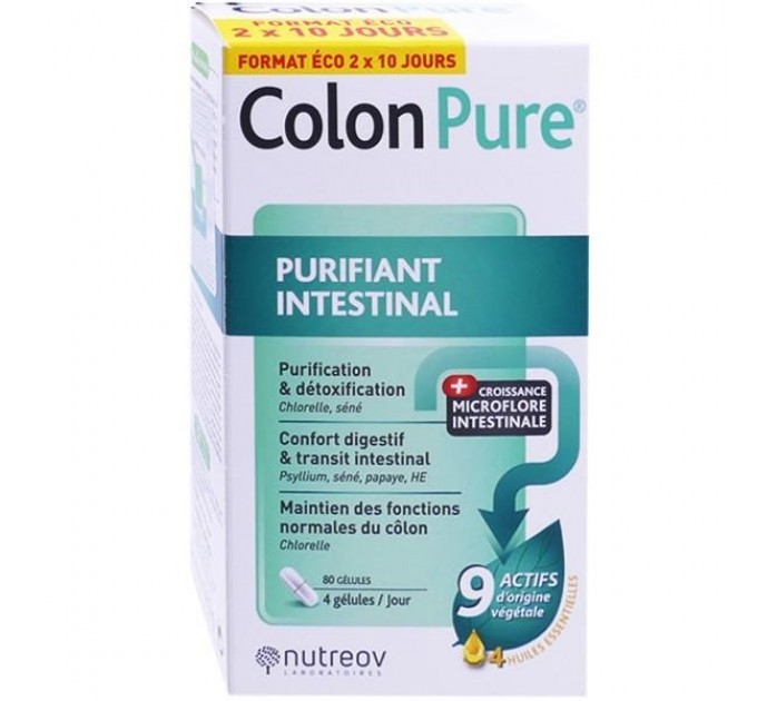 Капсулы для кишечника Nutreov Colon Pure Intestinal Purifying 80 капсул