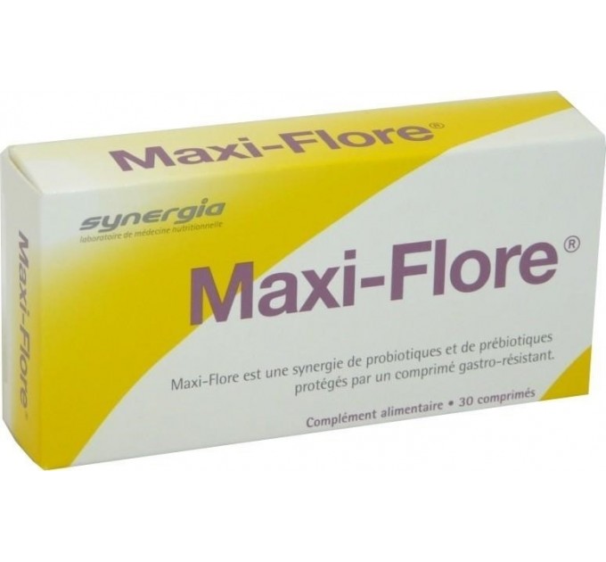 Нормализация микрофлоры кишечника MAXI-FLORE SYNERGIA 30 таблеток