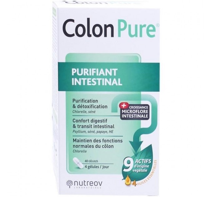 Капсулы для кишечника Nutreov Colon Pure Intestinal Purifying 40 капсул