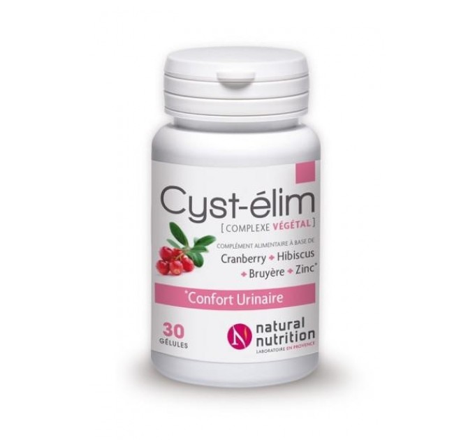 Капсулы для мочевыводящих путей Natural Nutrition Cyst-Elim Urinary Comfort 30 капсул