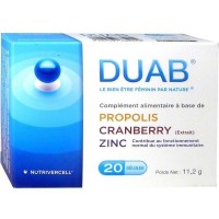 Пищевая добавка для иммунитета Duab Propolis / Cranberry / Zinc 20 капсул