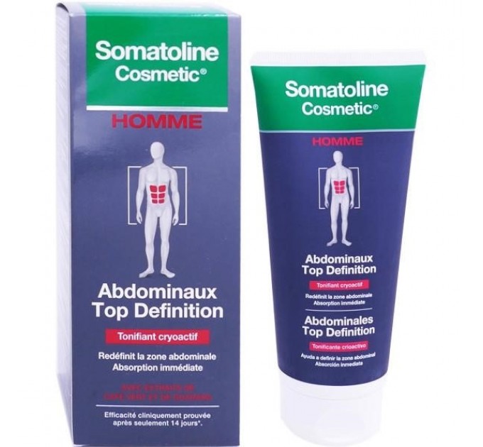Жиросжигающий крем SOMATOLINE Homme Ventre & Abdomen Intensif 200 мл