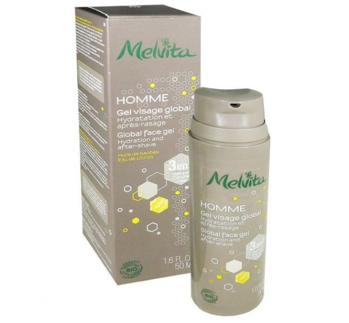 Гель для лица после бритья Melvita Homme Global 50 мл