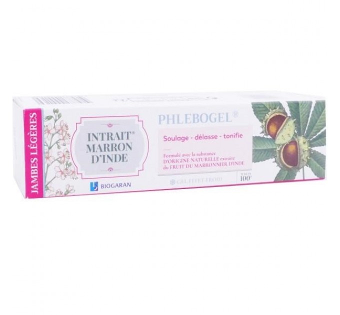 Гель для облегчения чувства тяжести в ногах PHLEBOGEL BIOGARAN 100 гр