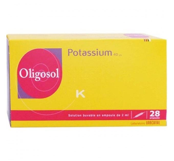 Ампулы калия Oligosol Potassium 28 флаконов