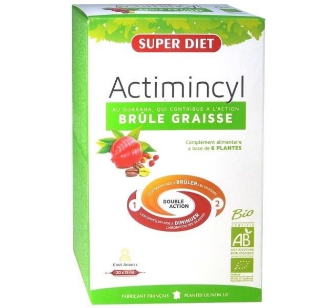 Жиросжигатель Actimincyl Brûle graisse de SUPER DIET 20X15 мл