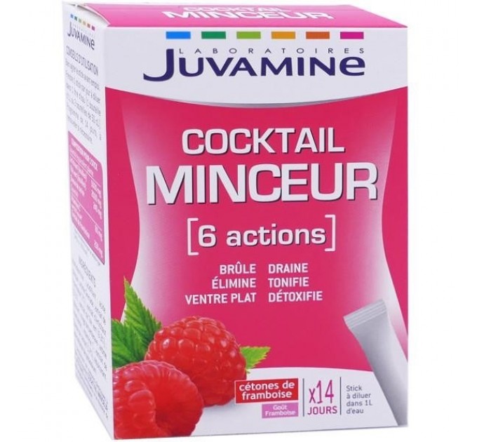 Коктейль для похудения JUVAMINE Action minceur 6 действий x14 палочек