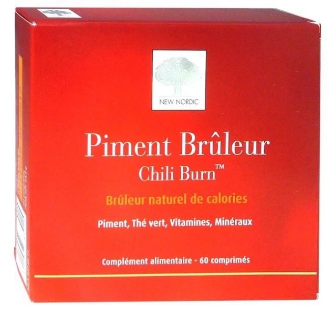 Натуральный сжигатель калорий Piment Brûleur NEW NORDIC 60 таблеток
