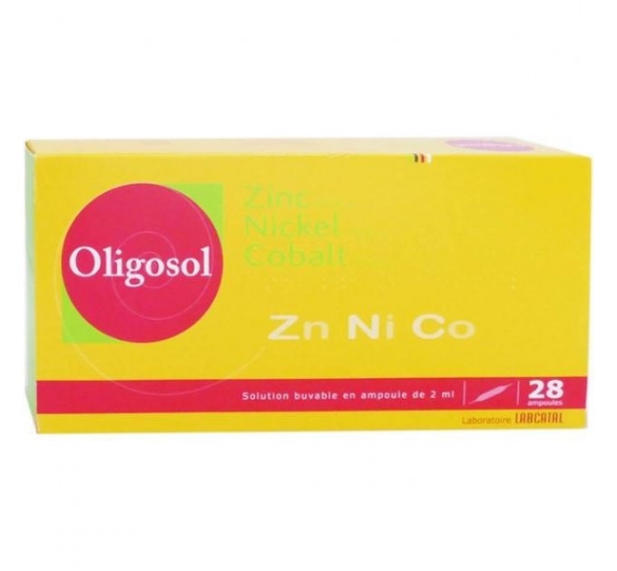 Комплекс  цинк никель кобальт Oligosol Zinc Nickel Cobalt 28 флаконов
