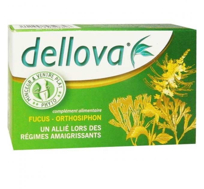 Комплекс плоский живот Dellova Minceur & Ventre Plat 40 таблеток