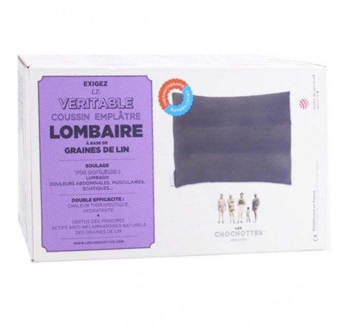 Подушка для поясницы из льна 38x28см COUSSIN EMPLATRE LOMBAIRE