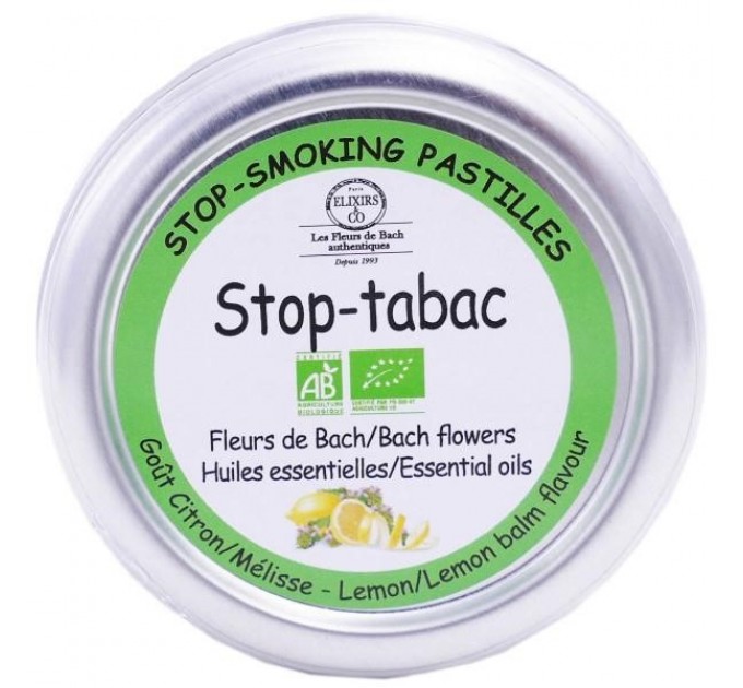 Леденцы от курения STOP-TABAC Pastilles aux Fleurs de Bach Elixirs 45 г