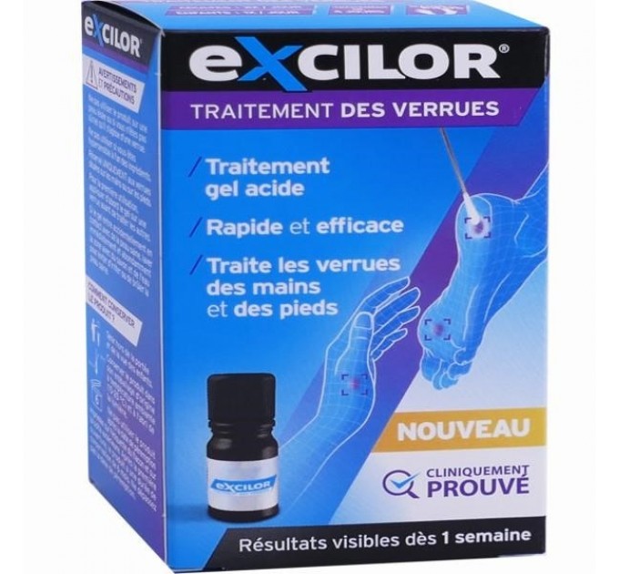 Лечение бородавок Excilor Traitement Verrues 4 мл