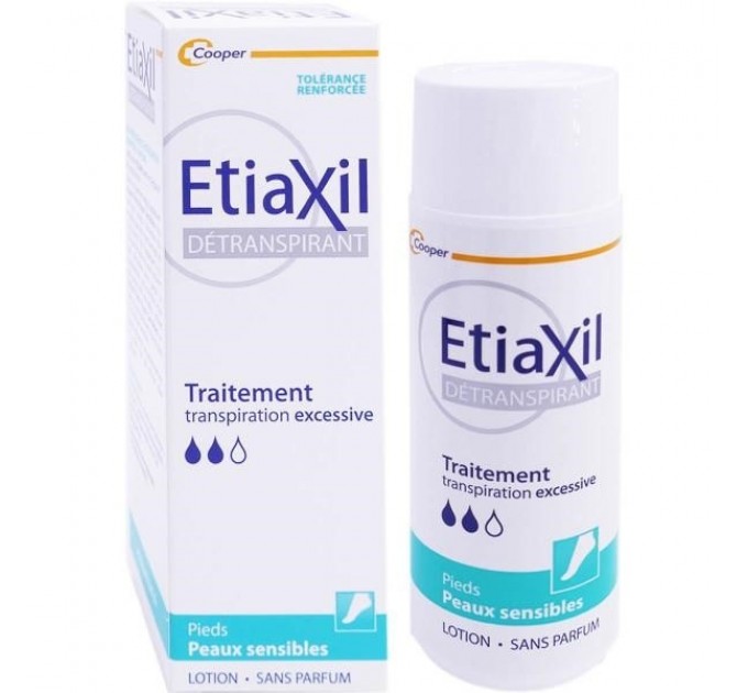 Дентранспирант для чувствительной кожи ног ETIAXIL Traitement Détranspirant Pieds 100 мл