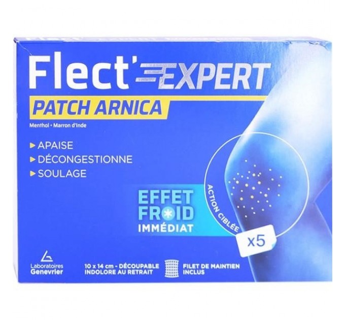 Обезболивающий пластырь FLECT’EXPERT Patch Arnica 10x14см