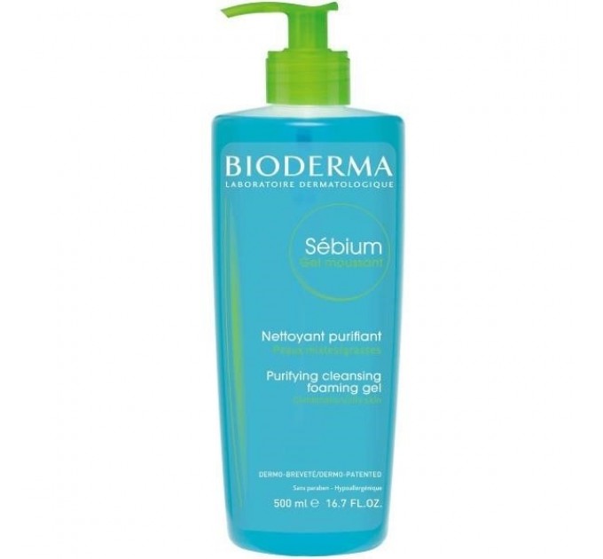 Очищающий гель Bioderma Sebium Soft Gel 500мл