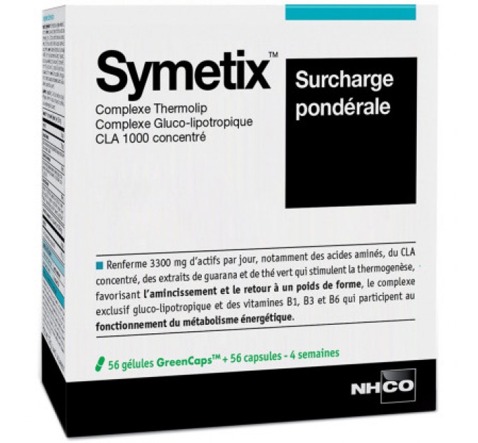 Капсулы для сжигания жира Nhco Nutrition Symetix 56 капсул + 56 капсул