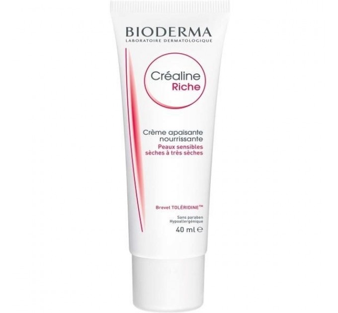 Питательный крем от покраснений лица и шеи Bioderma Crealine Rich 40 мл