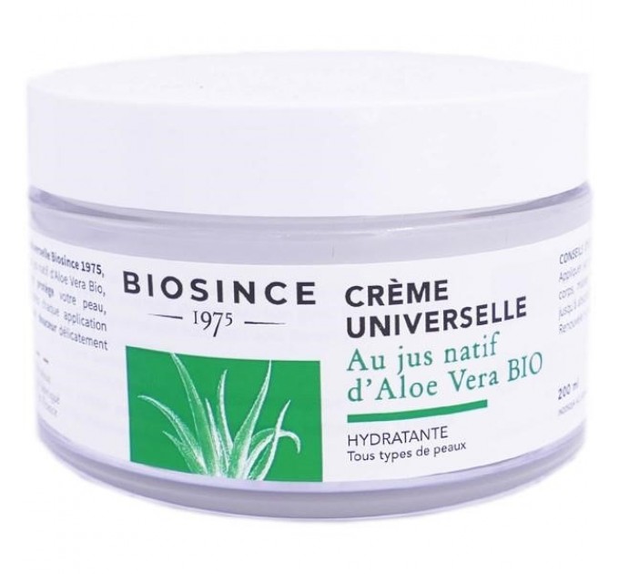 Крем органический с алоэ вера Biosince Universal Cream Organic Aloe vera 200 мл