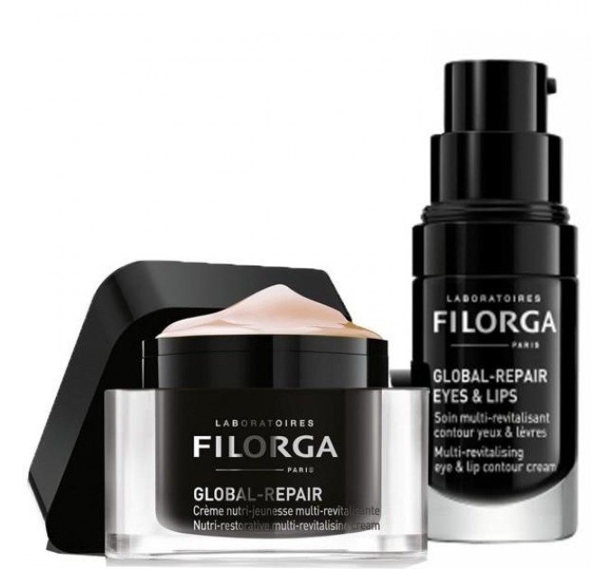 Набор крем для лица и крем для глаз+губ Filorga Global Repair Cream 50ml + Eyes & Lips 15мл