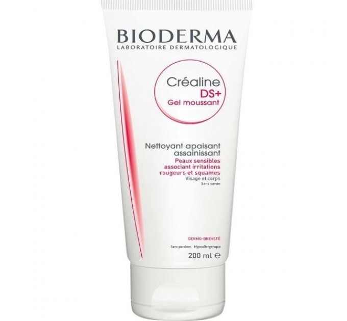 Очищающий гель Gel nettoyant Créaline DS+ Bioderma 200 мл