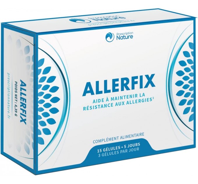 Лекарство от аллергии Allerfix Prescription nature 15 капсул