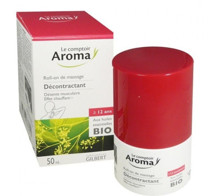 Органический ролл le comptoir aroma decontractant с эфирными маслами 50 мл