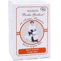 Мыло с маслом Ши и апельсином Berthe Guilhem Organic Surgras 100 г  