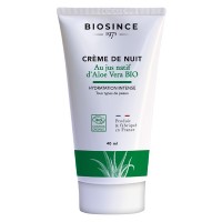 Ночной крем интенсивного увлажнения Biosince 1975 Crème de Nuit Aloe Vera Bio 40 мл