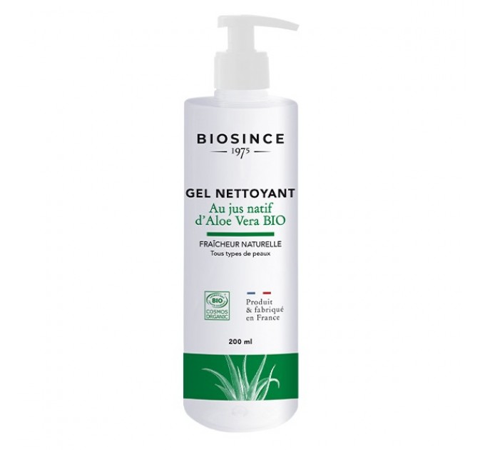 Органический гель алоэ вера Biosince 1975 Gel Nettoyant au Jus d'Aloé Vera Bio 200 мл