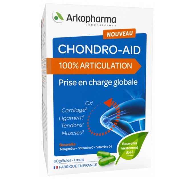Капсулы комфорт и подвижность суставов Arkopharma Chondro-Aid 100% Articulation 60 капсул