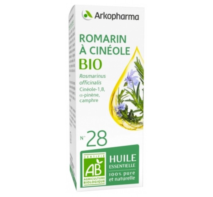 Масло Розмарина Arkopharma Huile Essentielle Romarin à Cinéole Bio n°28 10 мл