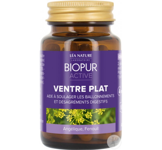 Капсулы плоский живот Biopur Active Ventre Plat Bio 48 капсул