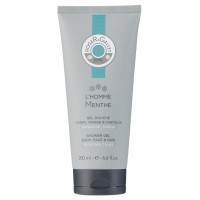  Гель для душа с мятой Roger & Gallet L'Homme Mint Body Face & Hair Shower Gel 200мл