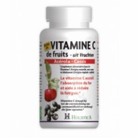 Витамины с ацеролой и черной смородиной Holistica Vitamine C de Fruits 60 таблеток