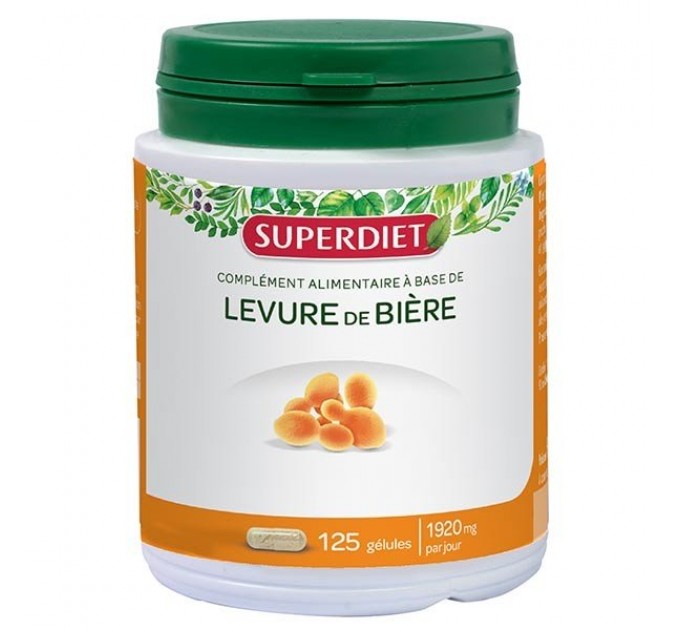 Пивные дрожжи LEVURE DE BIERE SUPER DIET 125 капсул