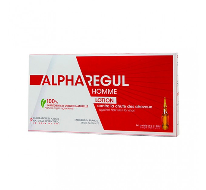 Лосьон против выпадения волос у мужчин Alpharegul Homme Lotion 14X5 мл