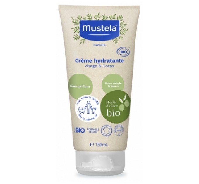 Детский крем для сухой кожи Mustela Crème Hydratante Bio 150 мл