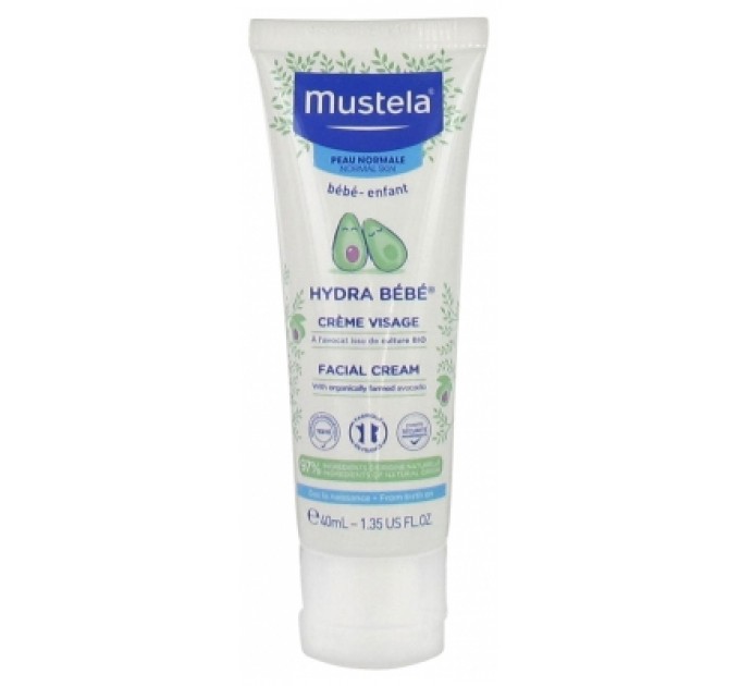 Детский крем для лица Mustela Hydra Bébé Crème Visage 40 мл