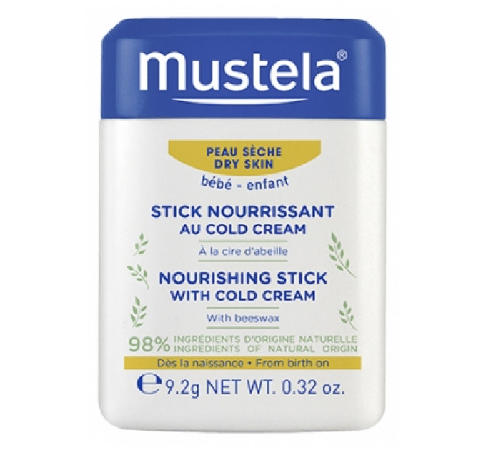 Детский крем с пчелинным воском охлаждающий Mustela Stick Nourrissant au Cold Cream 9,2 грамм