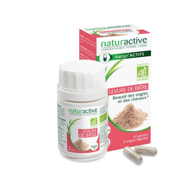 Пивные дрожжи Levure de Bière Bio Naturactive 60 капсул