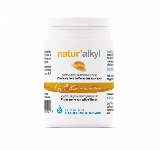 Жир печени дикой рыбы Natur'alkyl NUTERGIA 90 капсул
