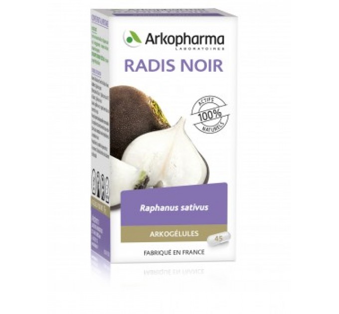 Капсулы черной редьки для пищеварения Arkopharma Black Radish Raphanus Sativus 40 капсул