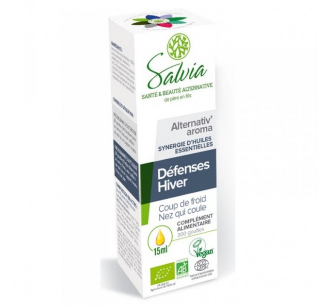 Защита иммунитета зимой Salvia Alternativ'aroma Defenses Hyver 15 мл