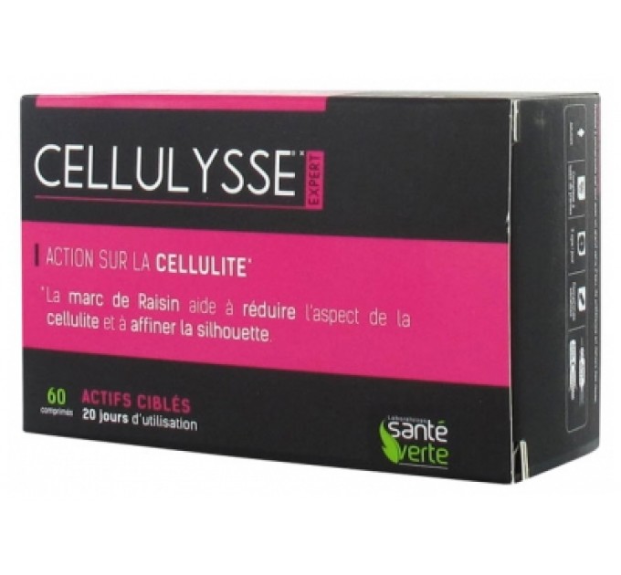 Капсулы от целлюлита Santé Verte Cellulysse 60 таб