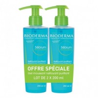 Очищающий гель Bioderma Sebium Purifying Cleansing Gel pack 2 * 200 мл 